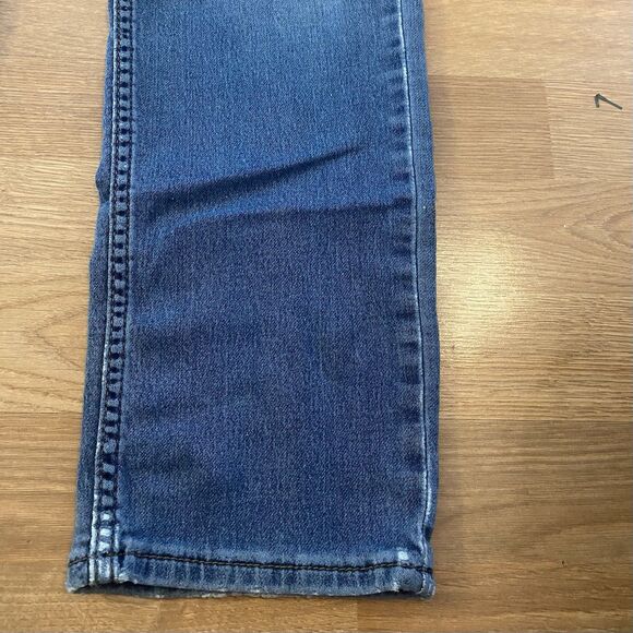 Signature Levi Strauss Jeans Womens Mid Rise Straight Leg Jeans 29x30 Distressed - Picture 3 of 16